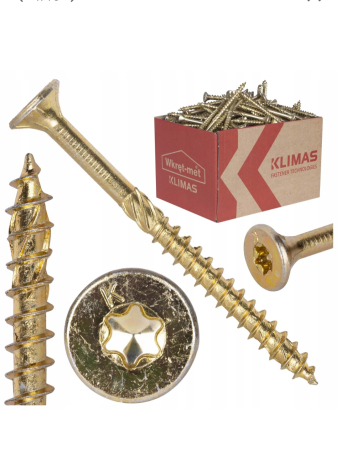 Surub autofiletant pentru lemn TORX 3.5x30mm, 500 bucăți/cutie - KMWHT-35030, Klimas Wkret-met [9]