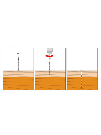 Surub autofiletant pentru lemn TORX 3.5x30mm, 500 bucăți/cutie - KMWHT-35030, Klimas Wkret-met [16]