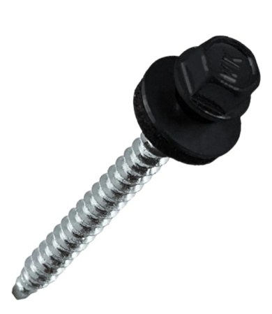 Surub autoforant pentru fixarea tablelor de otel pe suport de lemn, 4,8x35mm, RAL9005 - WFD-48035-9005, Wrek-met KLIMAS [1]