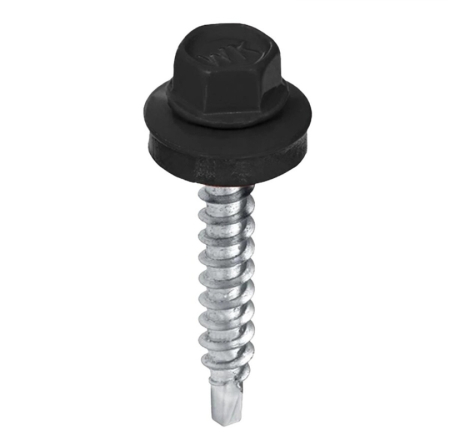 Suruburi autoforante - Surub autoforant pentru fixarea tablelor de otel pe suport de lemn, 4,8x35mm, RAL9005 - WFD-48035-9005, Wrek-met KLIMAS