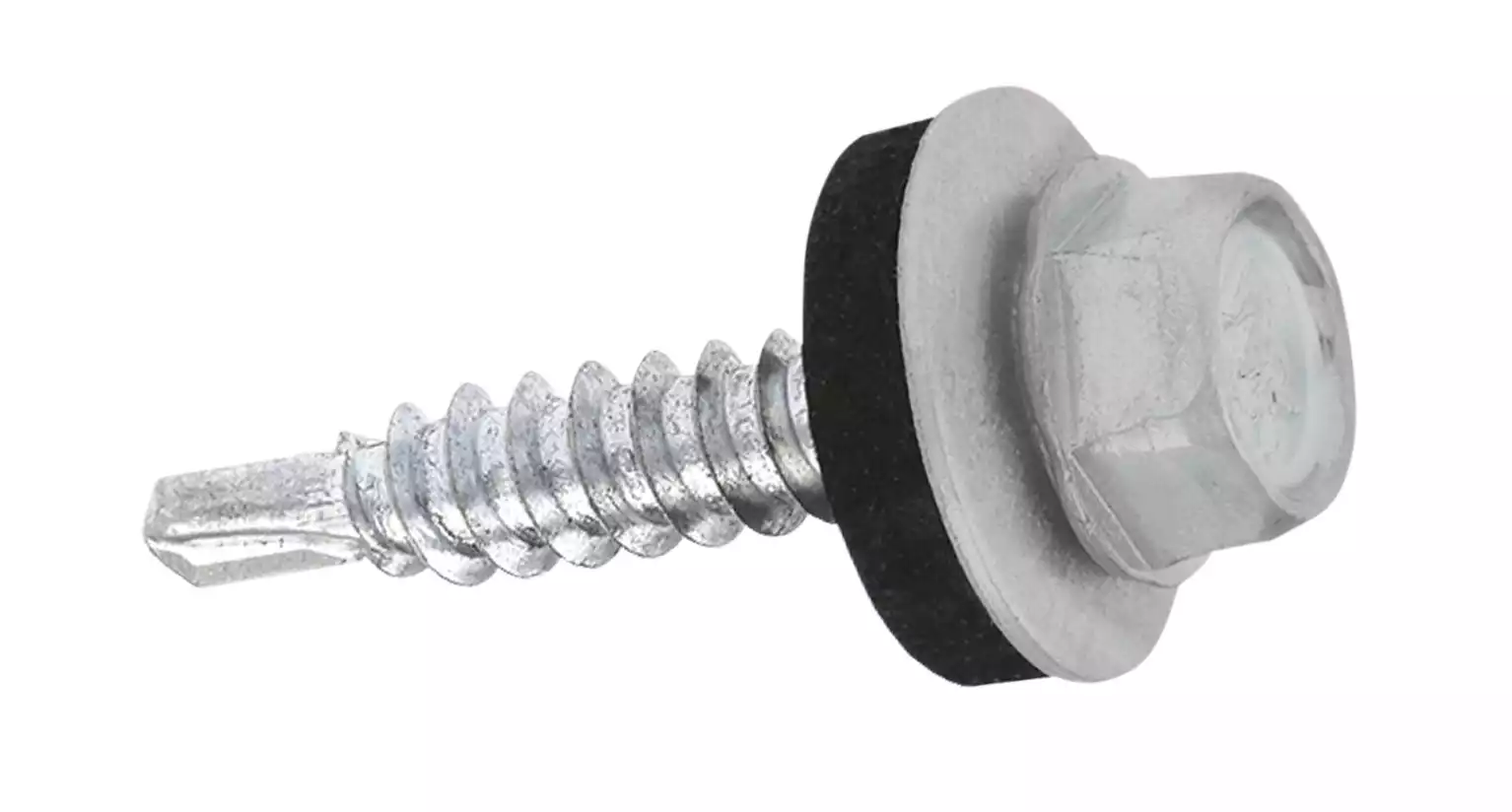 Surub autoforant pentru tabla, cap hexagonal 4.8x19mm RAL 7016- 250 buc/cutie - WSBP-48019-8017, Wrek-met KLIMAS [2]