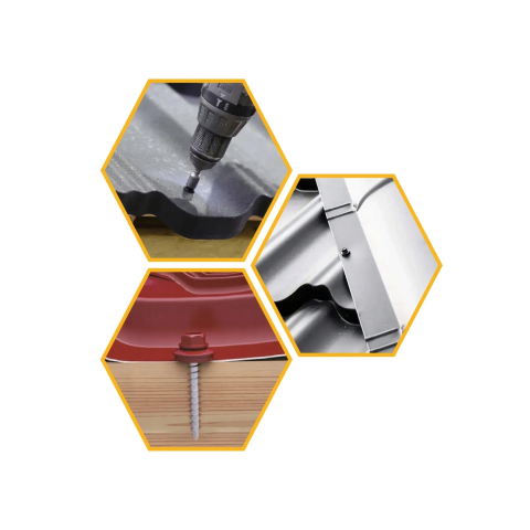 Surub autoforant pentru tabla, cap hexagonal 4.8x55mm RAL 7016- 200 buc/cutie - WFD-48055-7016, Klimas Wkret-met [5]