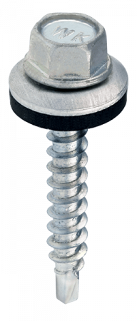 Suruburi pentru tabla - Surub autoforant pentru tabla, pe suport de lemn, 4.8x55mm, ZINC - 200 buc/cutie - WFDOC-48055, Wrek-met KLIMAS