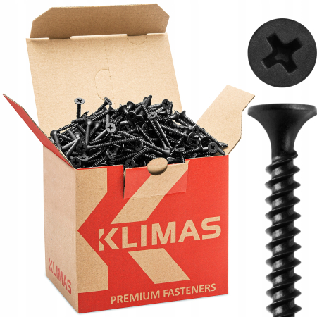 Surub gips-carton pentru metal, TN 3.5x55  - KSGM-35055, Klimas Wkret-met [3]