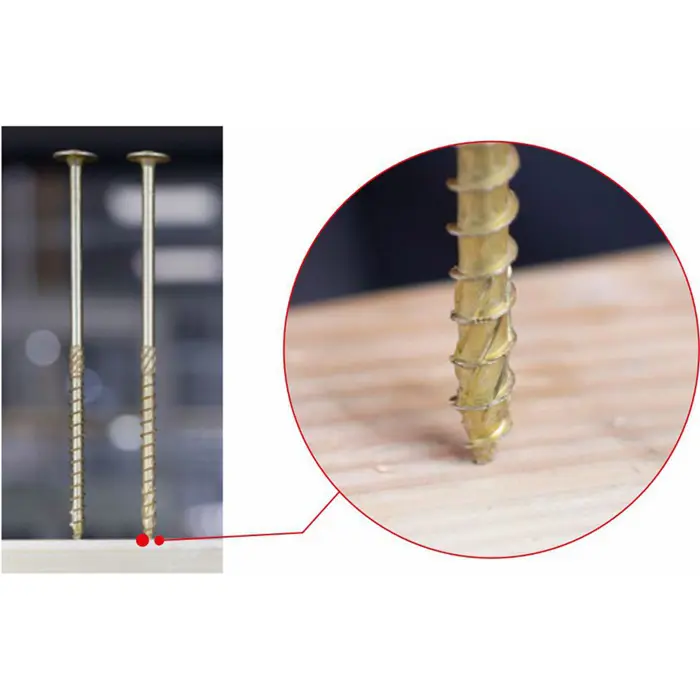 Surub pentru lemn TORX 8x80mm (50buc/cut) - WKCS-08080(50), Klimas Wkret-met [3]