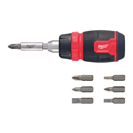 Surubelnita cu clichet, multi-bit, 8-in-1, 4932480581 Milwaukee, MILWAUKEE [1]