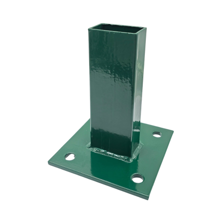 Stalpi gard - Talpa suport ZINCATA VERDE pt. fixare 55x34.5/125x125