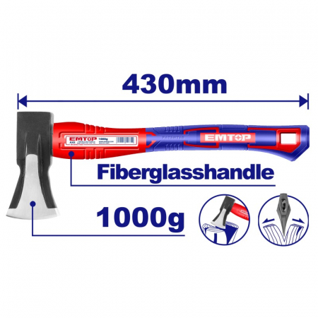 Topoare - Topor de 1kg, EMTOP