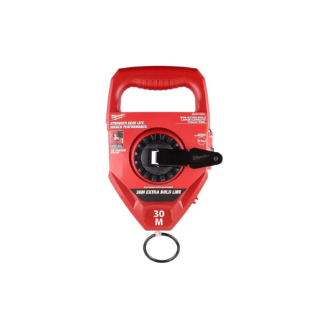 Instrumente de masurat si trasat - Trasor cu sfoara, 2mm, lungime 30m, sistem angrenaje planetare, raport viteza 4:1, blocare sfoara, 4932471634 - Milwaukee
