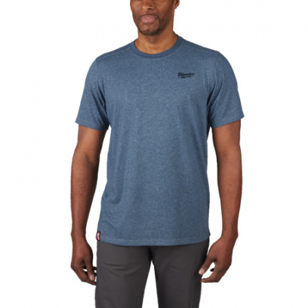 Imbracaminte - Tricou hibrid HTSSBLU, albastru, marimea L, 4932492975 Milwaukee