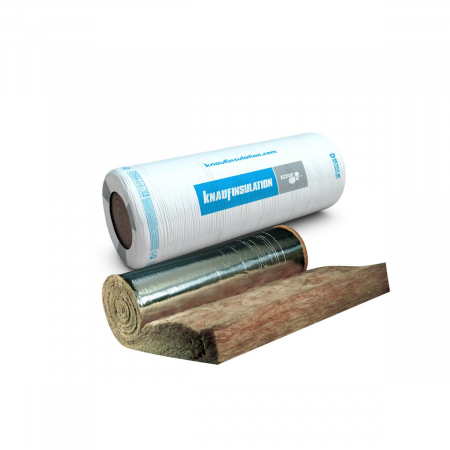 Vata minerala - Vata minerala de sticla Knauf Insulation Classic 040 ALU, 1200x10000x50, 12mp/rola