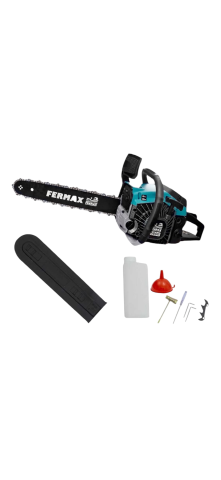 FERMAX 5800 drujbă pe benzină, 58 cc, 5.8 cai putere, 3.8 kW, accesorii 2 lanțuri 2 lame [2]