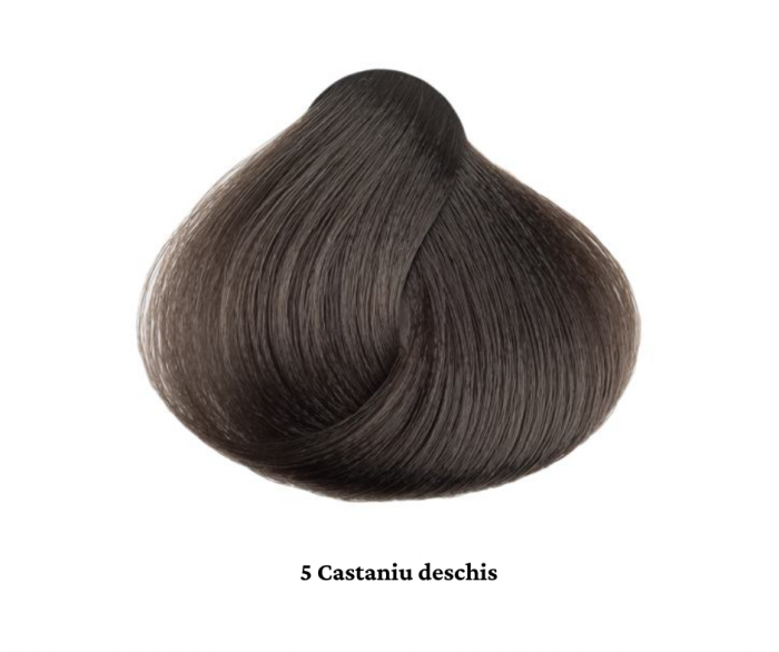 Vopsea de par permanenta profesionala - nuanta 5 castaniu deschis    60 ml   mix 1+2 [2]