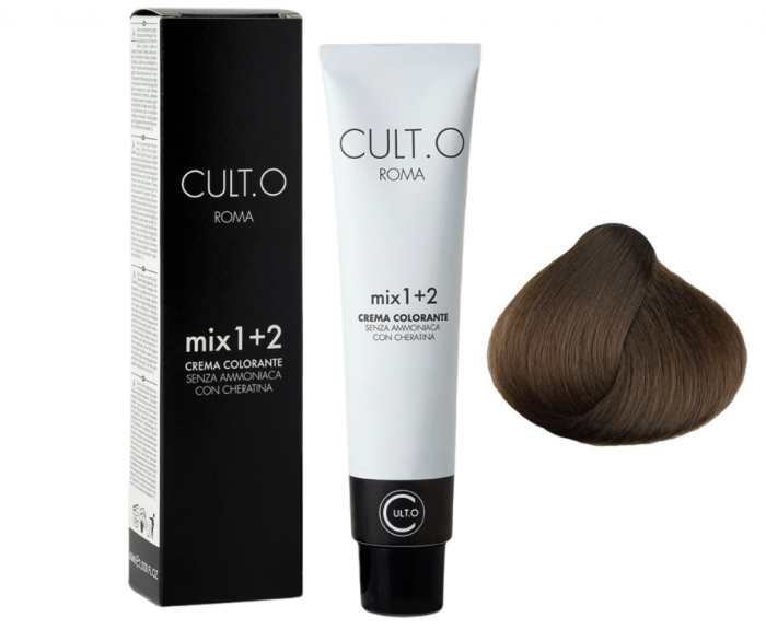 Vopsea de par permanenta profesionala - nuanta  6.31 nisip  (Cenusiu&Auriu)    60ml   mix 1+2 [1]