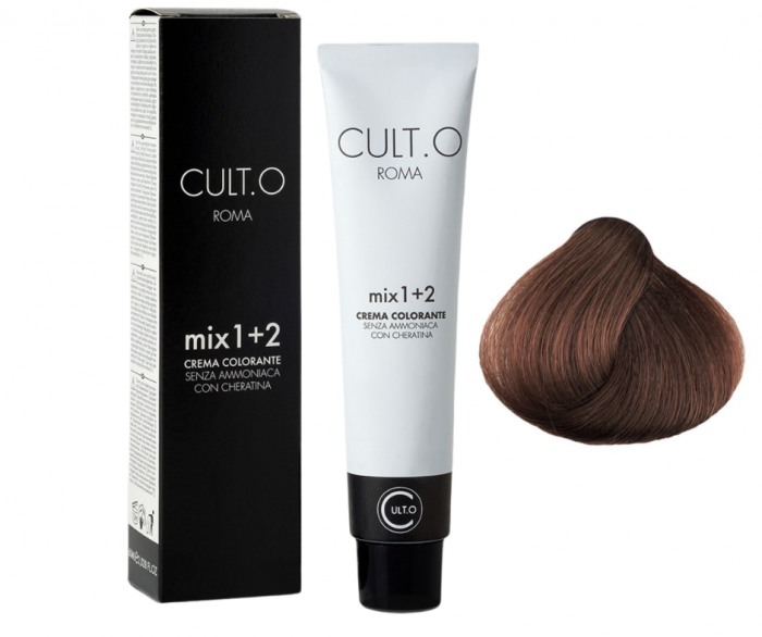 Vopsea de par permanenta profesionala - nuanta  6.4 blond inchis aramiu 60ml   mix 1+2 [1]