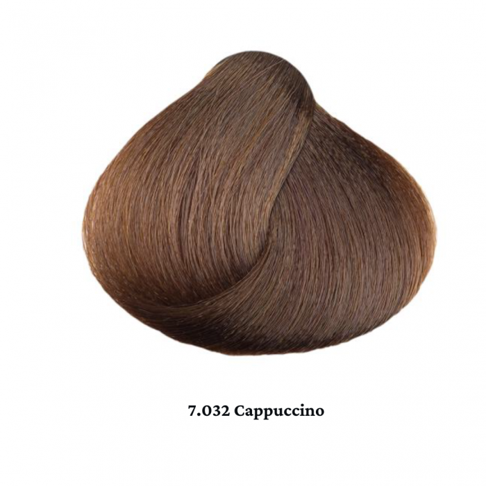 Vopsea de par permanenta profesionala - nuanta  7.032 Cappuccino ( Mediteraneene )  60ml   mix 1+2 [2]