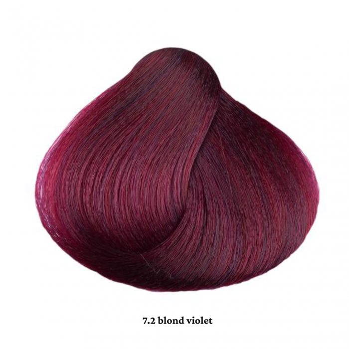 Vopsea de par permanenta profesionala - nuanta  7.2 blond violet  ( Aramiu&Rosu&Violet)  60ml   mix 1+2 [2]