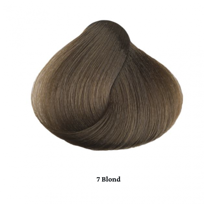 Vopsea de par permanenta profesionala - nuanta 7 blond   60 ml   mix 1:2 [2]