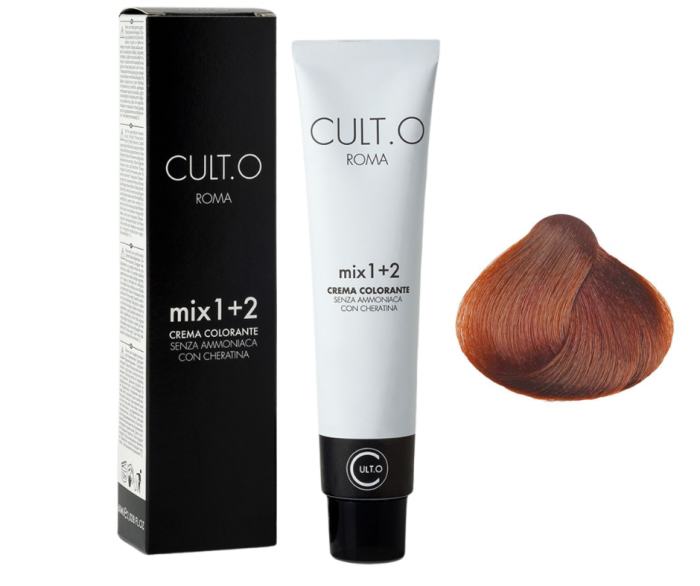 Vopsea de par permanenta profesionala - nuanta  8.43 Blond deschis aramiu auriu 60ml   mix 1+2 [1]