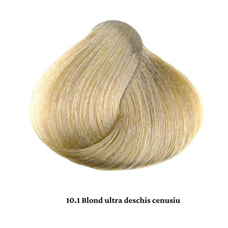 Vopsea de par permanenta profesionala - nuanta  10.1 blond ultra deschis cenusiu (Cenusiu&Auriu)    60ml   mix 1+2 [1]