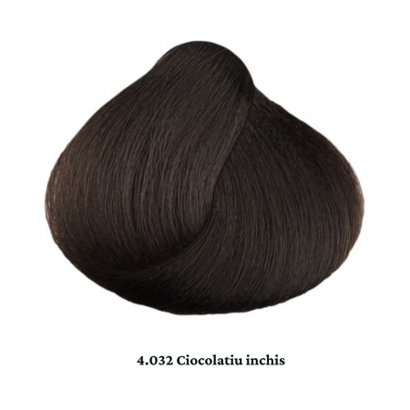 Vopsea de par permanenta profesionala - nuanta  4.032 ciocolatiu inchis ( Mediteraneene )  60ml   mix 1+2 [1]