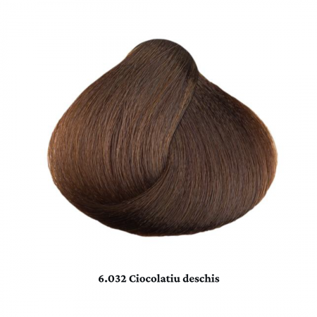 Vopsea de par permanenta profesionala - nuanta  6.032 ciocolatiu deschis ( Mediteraneene )  60ml   mix 1+2 [1]
