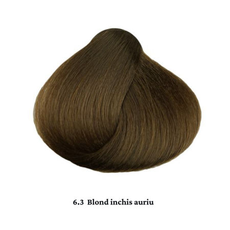Vopsea de par permanenta profesionala - nuanta  6.3 blond inchis auriu (Cenusiu&Auriu)    60ml   mix 1+2 [1]