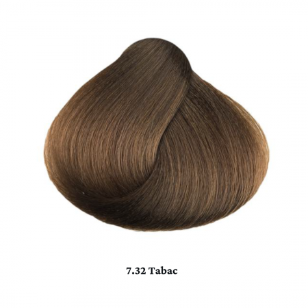 Vopsea de par permanenta profesionala - nuanta  7.32  Tabac ( Mediteraneene )  60ml   mix 1+2 [1]