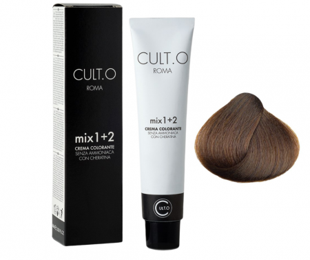 Produse pentru colorarea (vopsirea) parului - Vopsea de par permanenta profesionala - nuanta  7.34 Scortisoara  60ml   mix 1+2