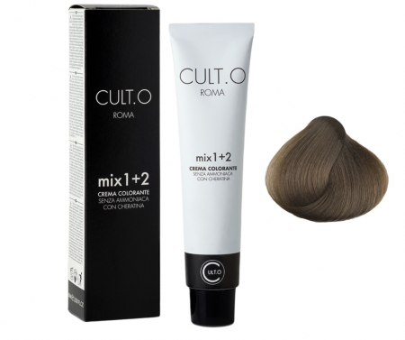Produse pentru par linia Cult.O - Vopsea de par permanenta profesionala - nuanta 7 blond   60 ml   mix 1:2