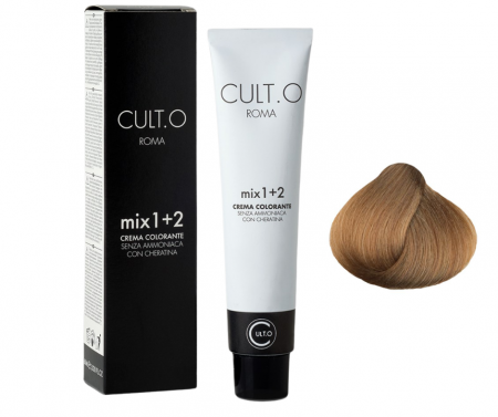 Produse pentru par linia Cult.O - Vopsea de par permanenta profesionala - nuanta  8.32  Tabac deschis ( Mediteraneene )  60ml   mix 1+2