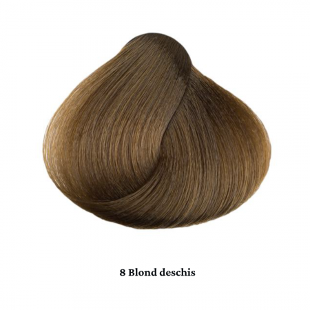 Vopsea de par permanenta profesionala - nuanta 8 blond deschis  60 ml   mix 1:2 [1]