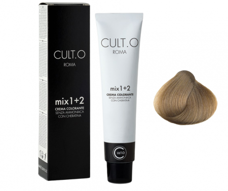 Produse pentru par linia Cult.O - Vopsea de par permanenta profesionala - nuanta 9 blond foarte deschis  60 ml   mix 1:2