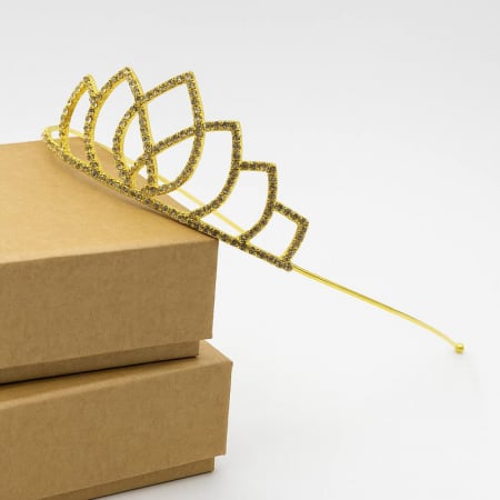 Cercuri pentru păr (bentițe) - Diademă tip coroniță pentru fetițe