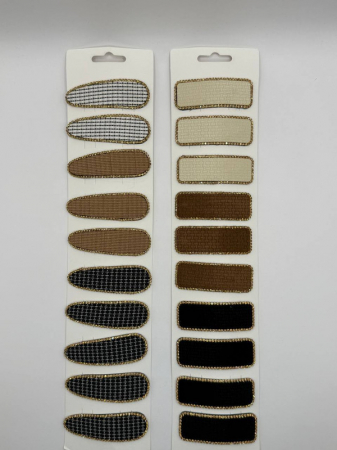 Agrafe de păr - clame de păr din material textil