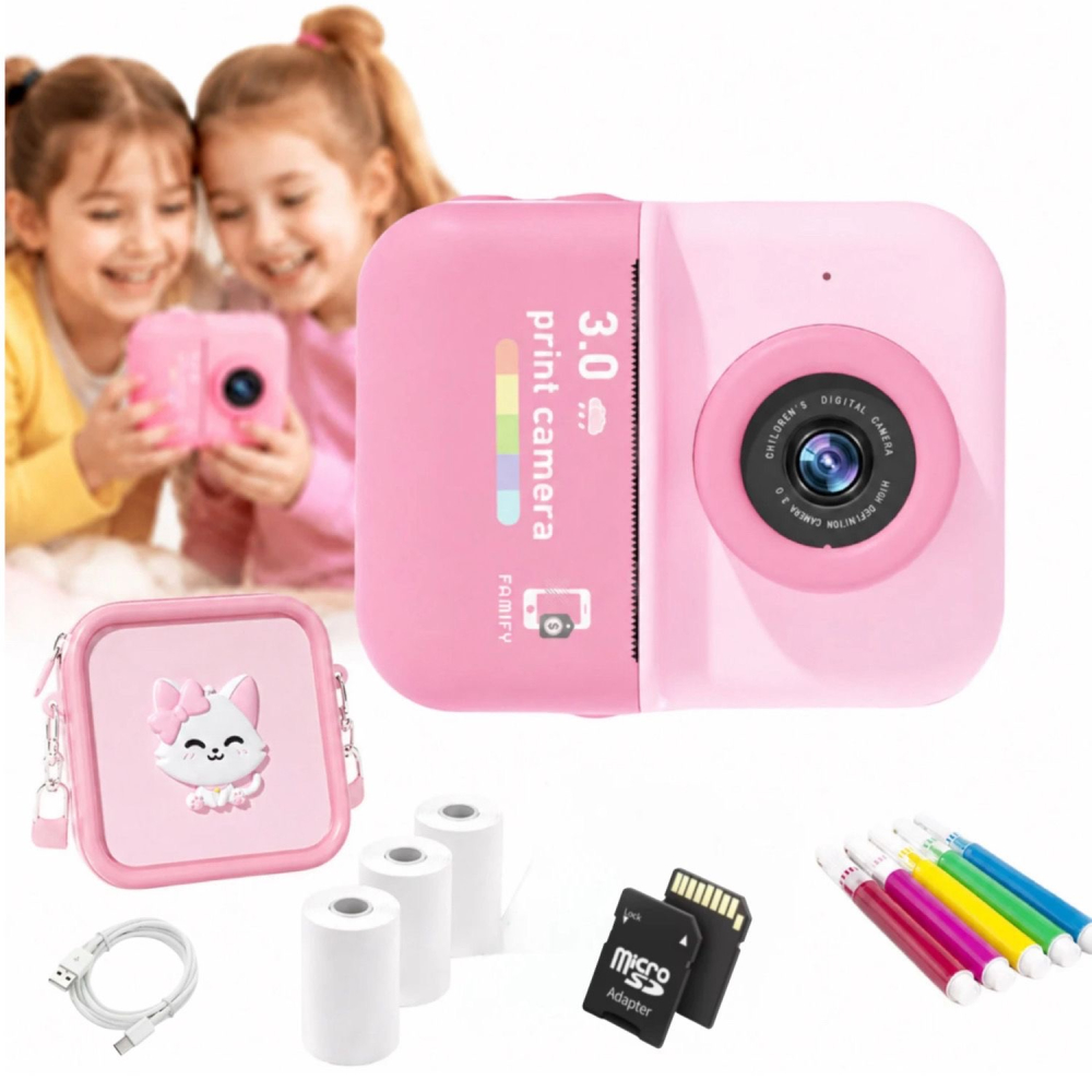 Camera Polaroid Roz + 3 set role [2]