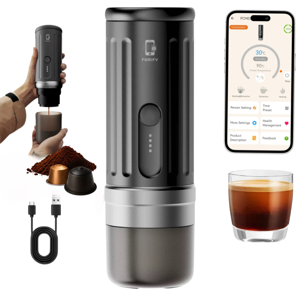 Espressor premium + stand + spumător [2]