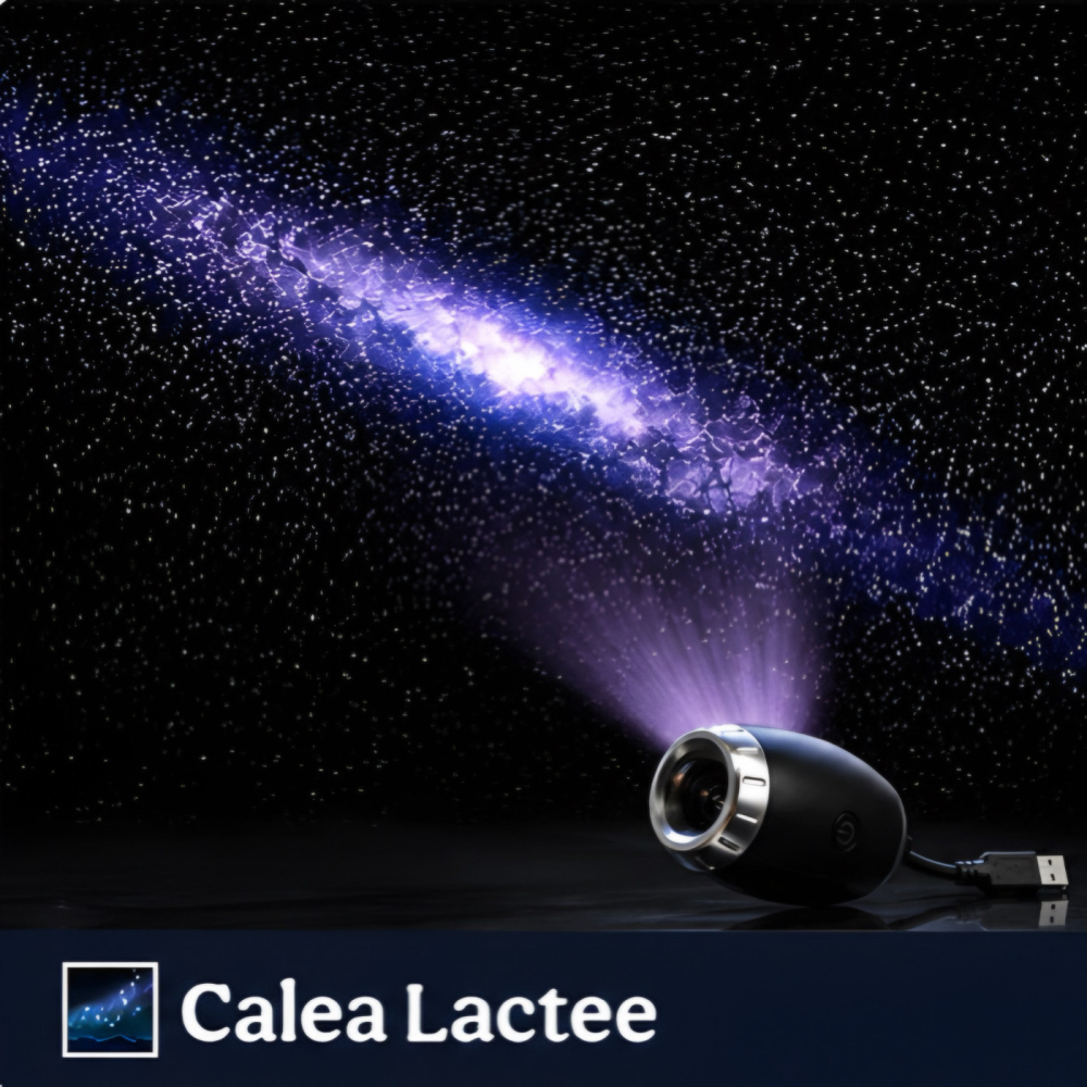 Proiector USB Calea Lactee cu braț flexibil 360° [6]