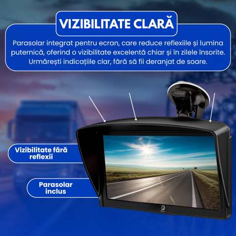 GPS Auto 9 Inch X90 – Hartă Europa, Actualizări Gratis, Ghidare Vocală, Camioane & Autoturisme [5]