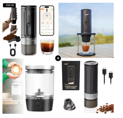 Espressor premium + stand + spumător [0]