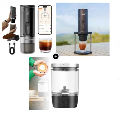 Espressor premium + stand + spumător [0]