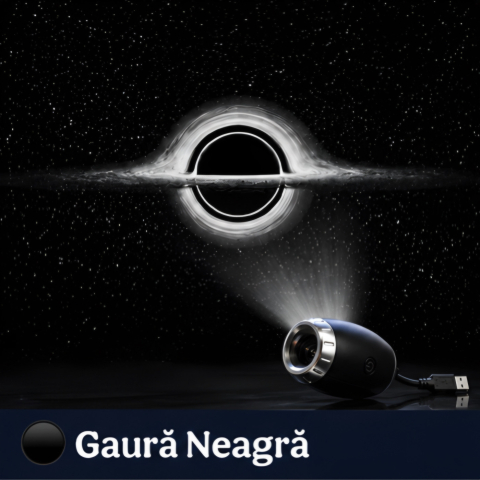 Proiector USB Gaură Neagră cu braț flexibil 360° [5]