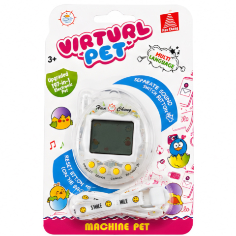 Jocuri interactive - tamagotchi-virtual-pet-alb-197-jocuri-animal-virtual-interactiv