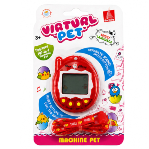 Jocuri interactive - tamagotchi-virtual-pet-rosu-197-jocuri-animal-virtual-interactiv