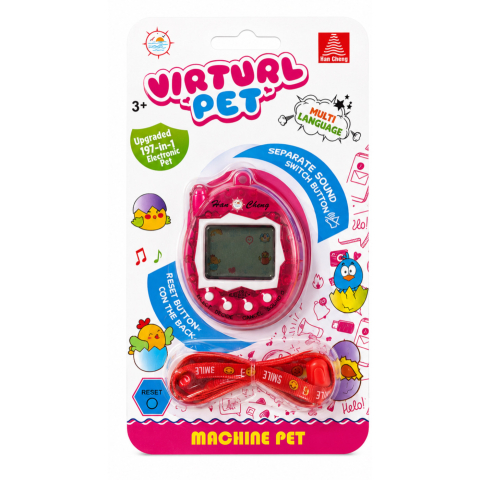 Jocuri interactive - tamagotchi-virtual-pet-roz-197-jocuri-animal-virtual-interactiv