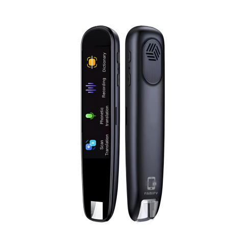 Traducator inteligent - Traducător Inteligent 112 Limbi – Online & Offline, Scanner Text, Conversie Voce-Text, Negru