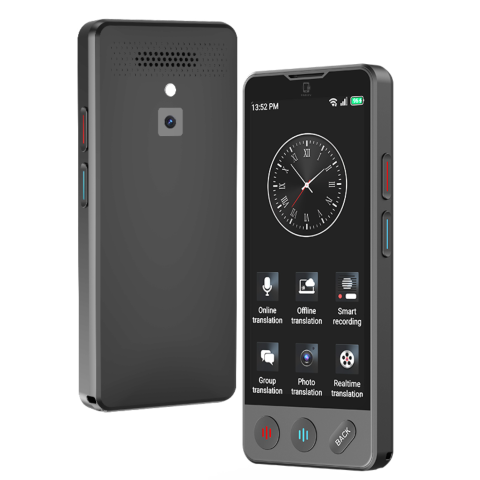 Traducator inteligent - Traducător Inteligent Famify – 139 Limbi, Traducere de Grup până la 500 Participanți, Negru