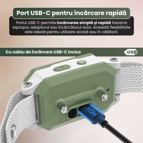 Zgardă antilătrat pentru câini FAMIFY, inteligentă, cu sunet, vibrație și impuls, IPX7, gri [6]