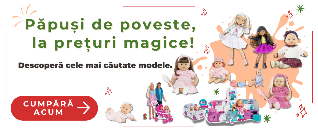 Păpuși de poveste,  la prețuri magice!
