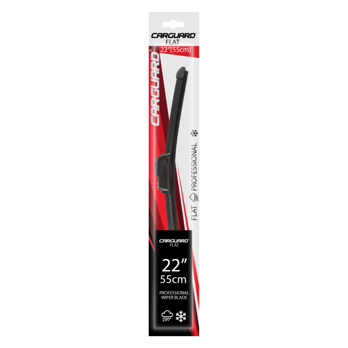 22”/55cm - ștergător universal de parbriz “FLAT” - CARGUARD [2]